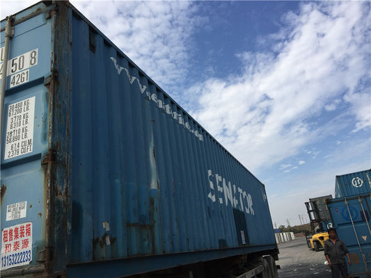 Cina 20gp Steel Dry Used Freight Containers Untuk Logistik Dan Transportasi pemasok