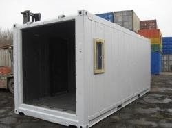 Cina 20gp Steel Large Prefab Shipping Container House White Withstand Extreme Temperature -40 ° C Hingga 70 ° C pemasok