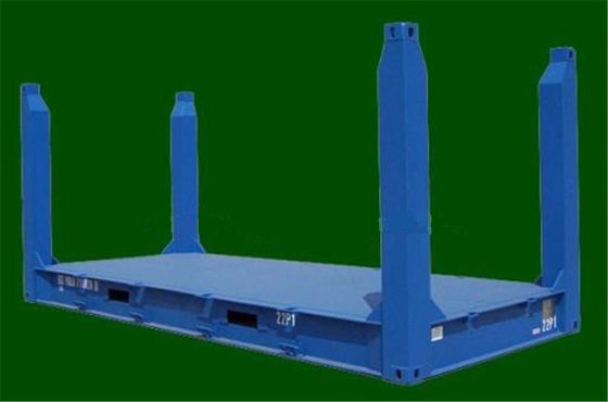 Cina Flat Rack Digunakan 20ft Pengiriman Kontainer / Dry Cargo Container pemasok