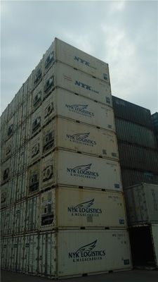 Cina 76.3cbm 20 Reefer Shipping Container Untuk Logistik Dan Transportasi pemasok
