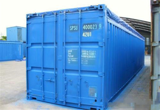 Cina 40OT barang bekas Buka Top Shipping Container untuk transportasi standar pemasok
