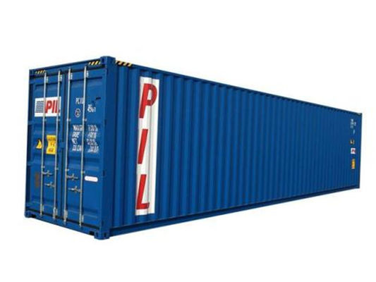 Cina 40 Dudukan Flat Container Dimensi OD 6.06m * 2.44m 2.59m Wadah Kering Baja pemasok