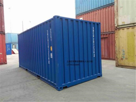 Cina 20gp Pembelian Kering Baja Wadah Kargo / Blue International Container pemasok