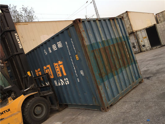 Cina 33 Cbm Used Steel Storage Containers / 20ft Open Side Container pemasok