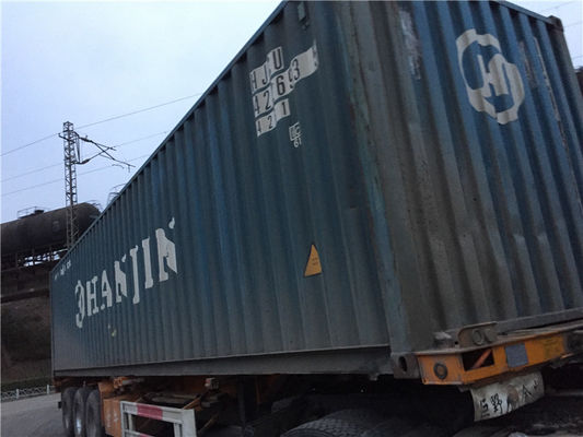 Cina Dry Steel 2nd Hand Shipping Containers Untuk Transportasi Intermodal pemasok