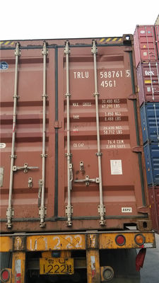 Cina Red Steel 20 Foot Truck Hand Storage Tempel Kedua Volume 33 Cbm pemasok
