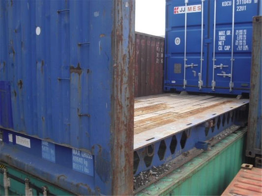 Cina Berbagai Warna yang Digunakan Rack Flat Rack Containers Dengan Standar Internasional pemasok