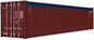 Wadah Pengiriman Top Hard Open Top Container / 2nd Hand Storage Containers pemasok